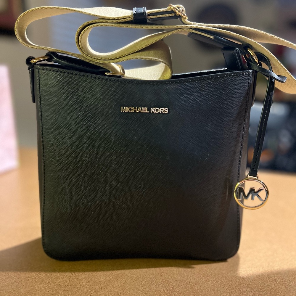 Michael Kors Black Crossbody Bag Purse